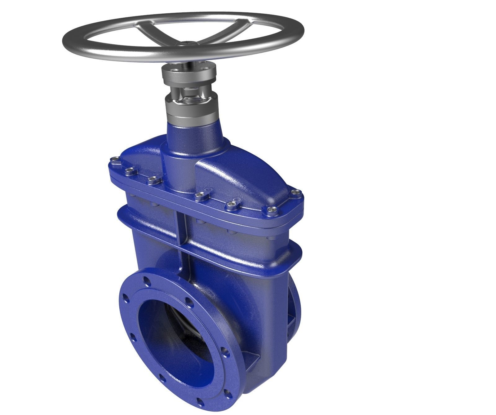 Gate Valve 3D model_8