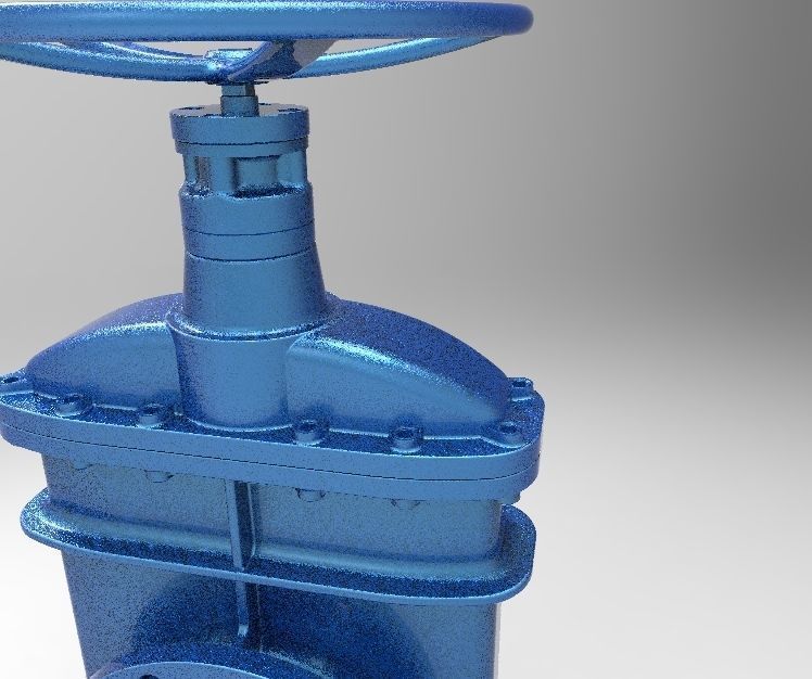 Gate Valve 3D model_10