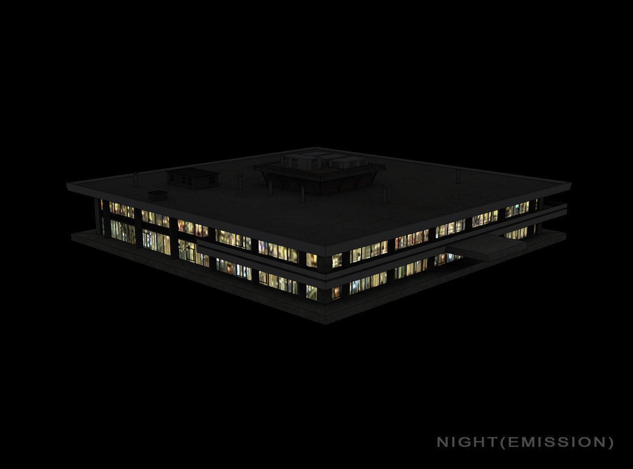 Airport Terminal UUEE TerminalB Arrival1 Low-poly 3D model_11