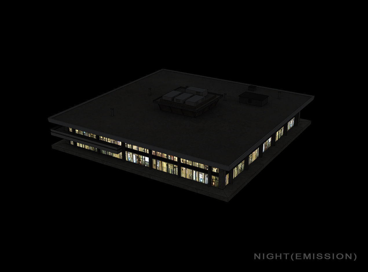 Airport Terminal UUEE TerminalB Arrival1 Low-poly 3D model_12