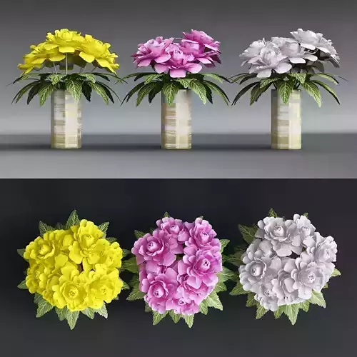 FLOWERS 9 in vases - in vases