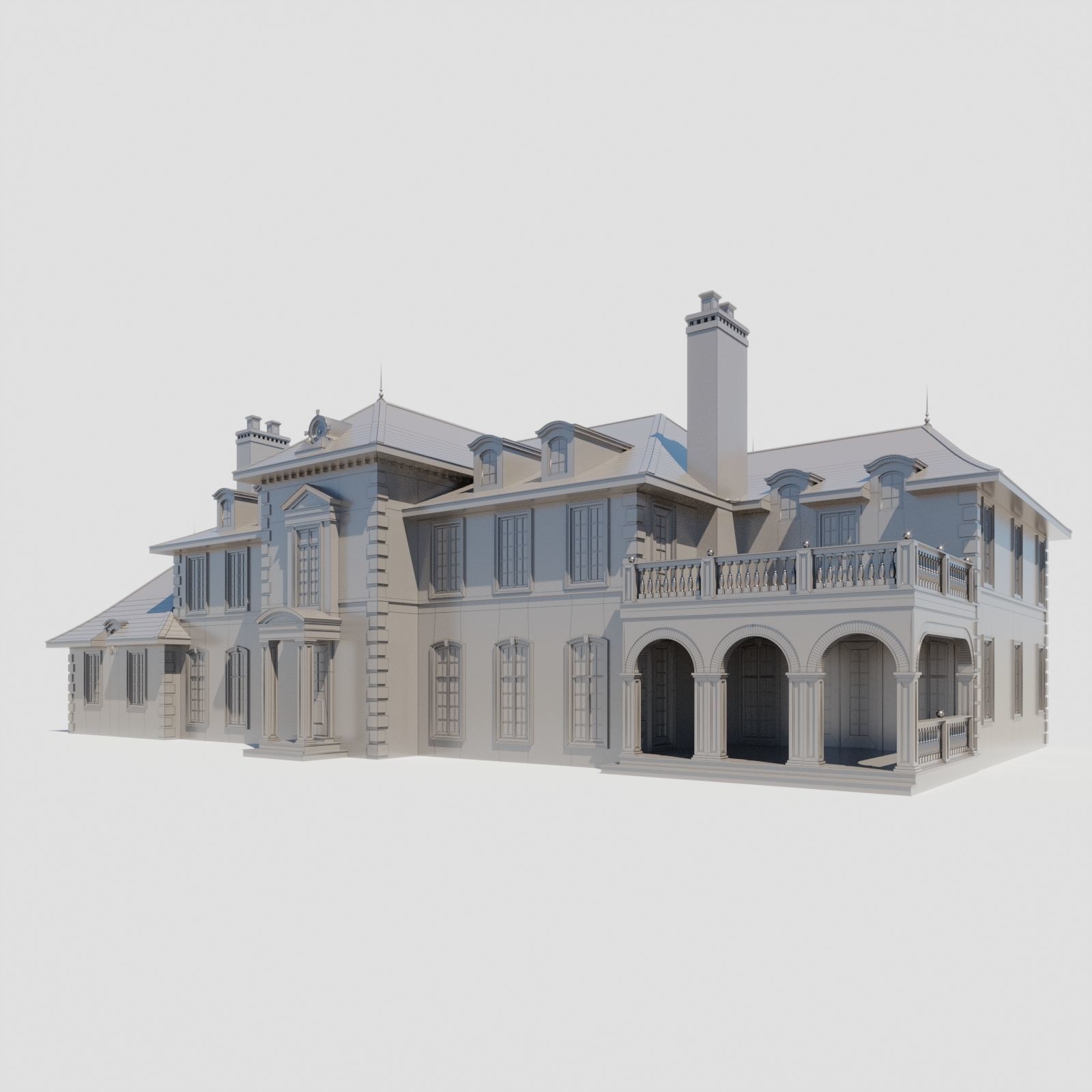 Build010 mansion 3D model_6