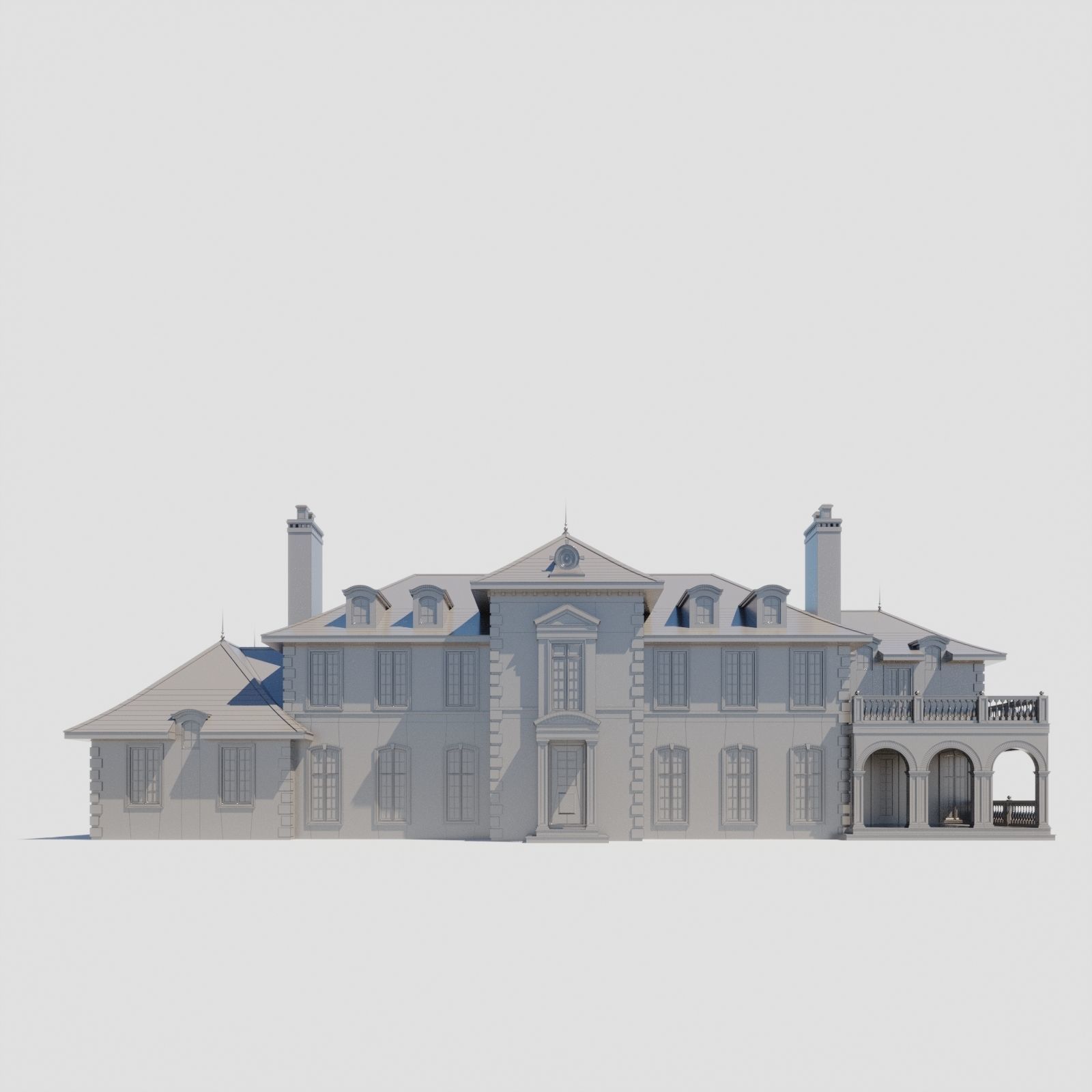 Build010 mansion 3D model_2