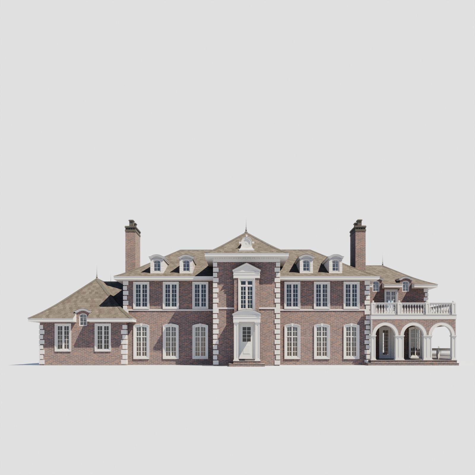 Build010 mansion 3D model_4