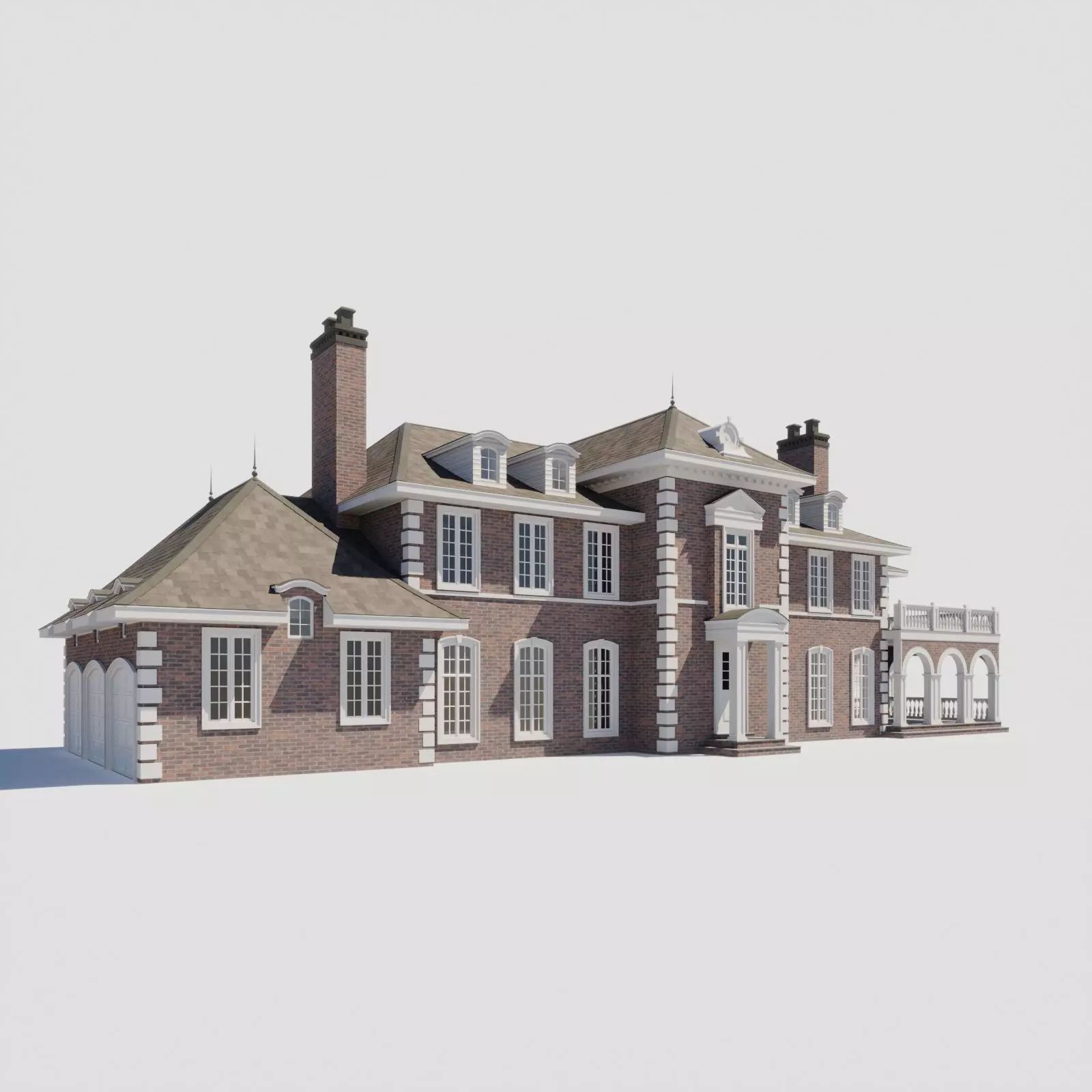 Build010 mansion 3D model_0