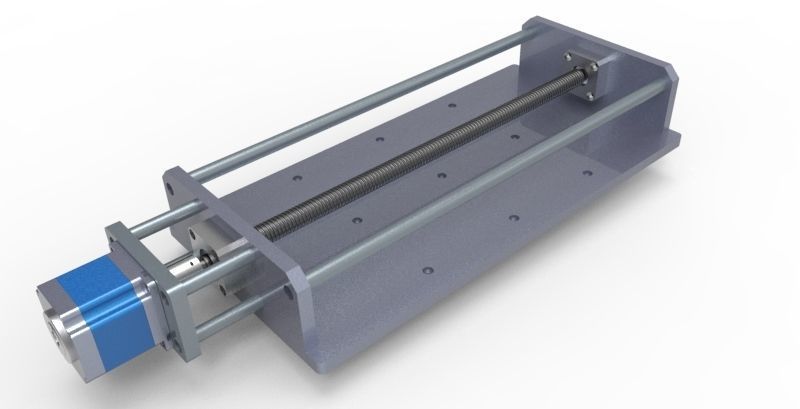 CNC Table 3D model_8