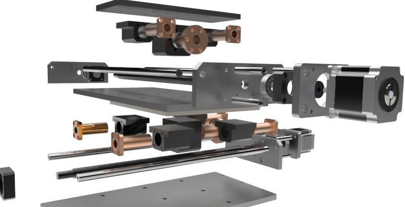 CNC Table 3D model_2