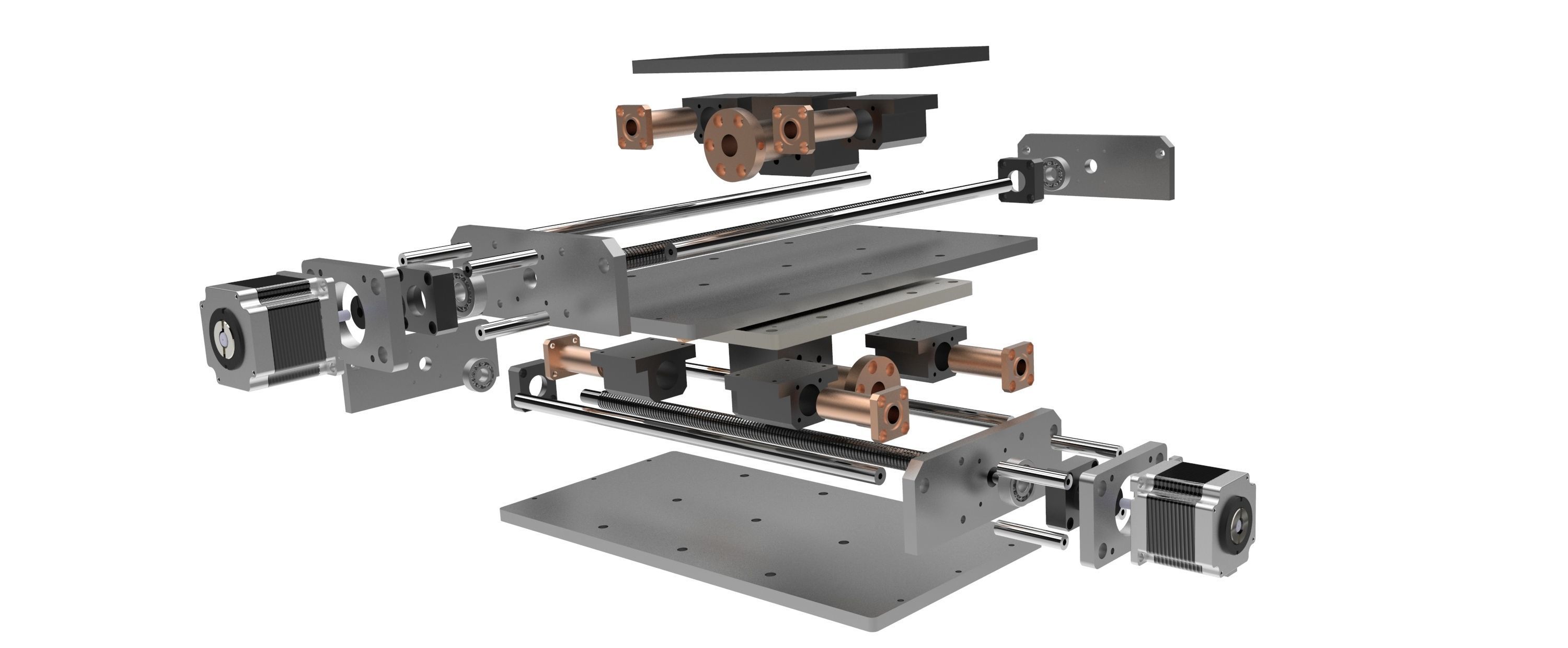 CNC Table 3D model_1