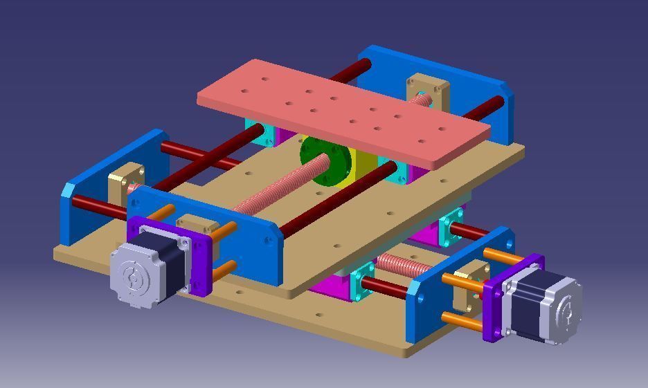 CNC Table 3D model_3