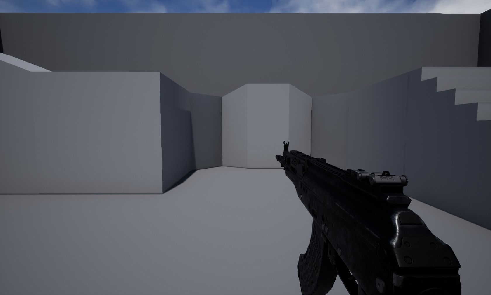 AK-15 Assault rifle Low-poly 3D model_14