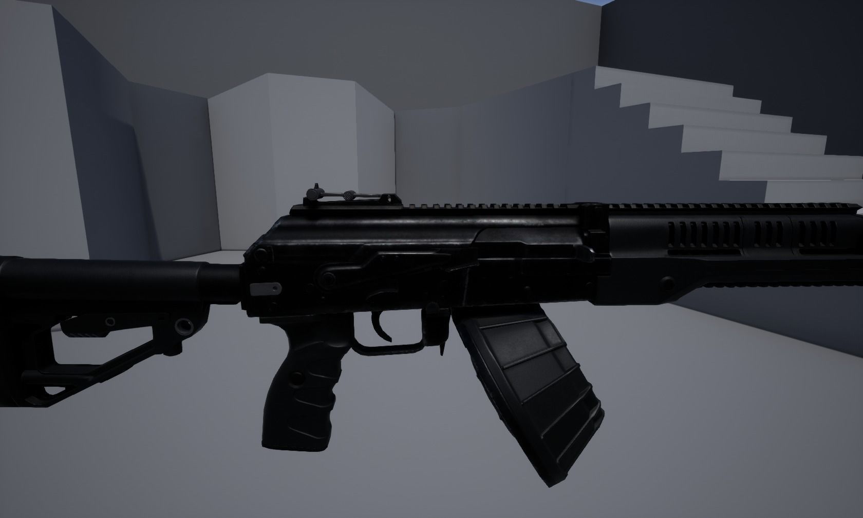 RPK-16 Machinegun  Low-poly 3D model_18
