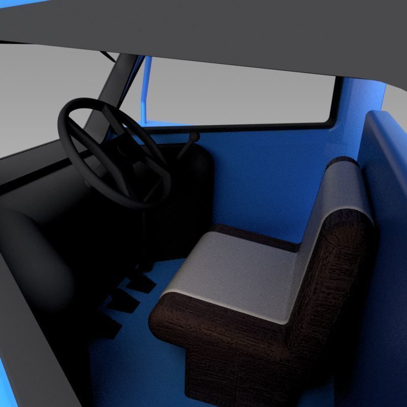 Screw terrain vehicle ZIL-2906 3D model_15