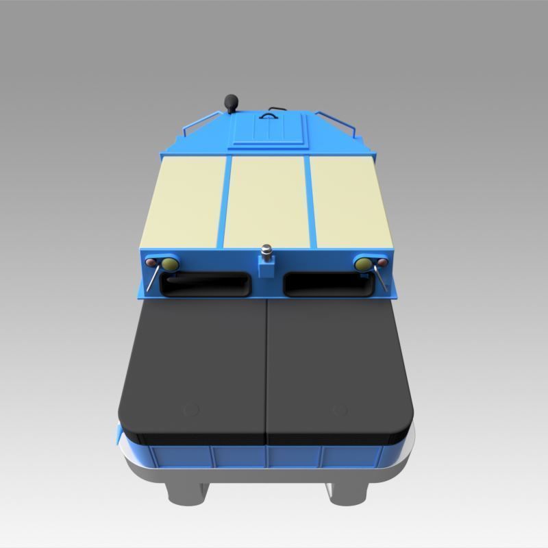 Screw terrain vehicle ZIL-2906 3D model_5