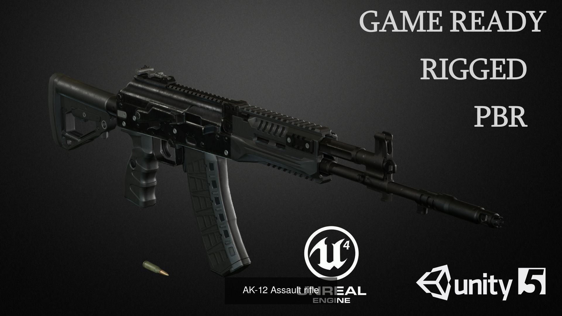 AK Rifles PACK 3D Model Collection_1