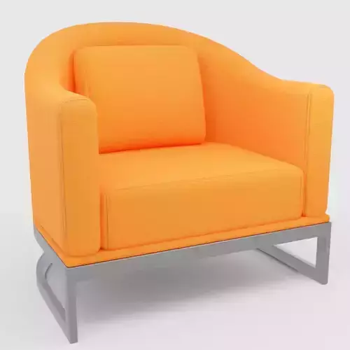 Round armchair