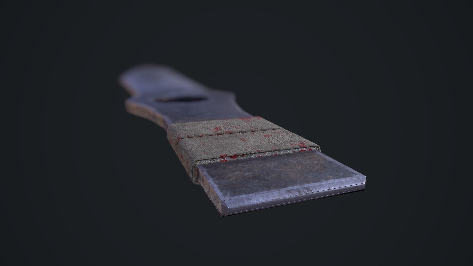Throwing Knife Low-poly 3D model_12