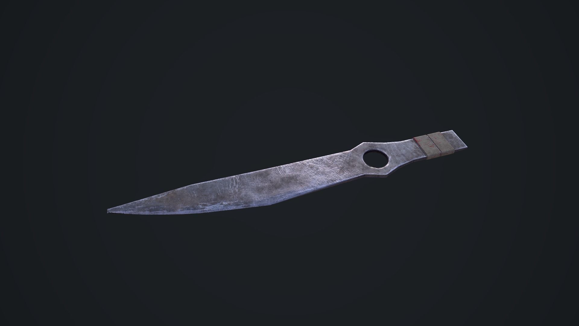 Throwing Knife Low-poly 3D model_14