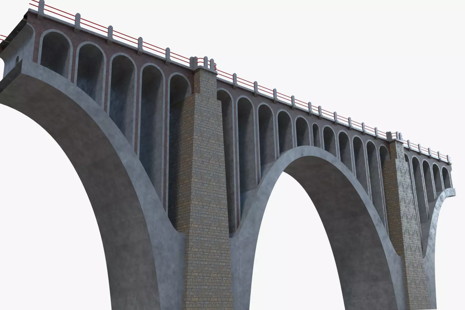 Road bridge segment 3D model_0