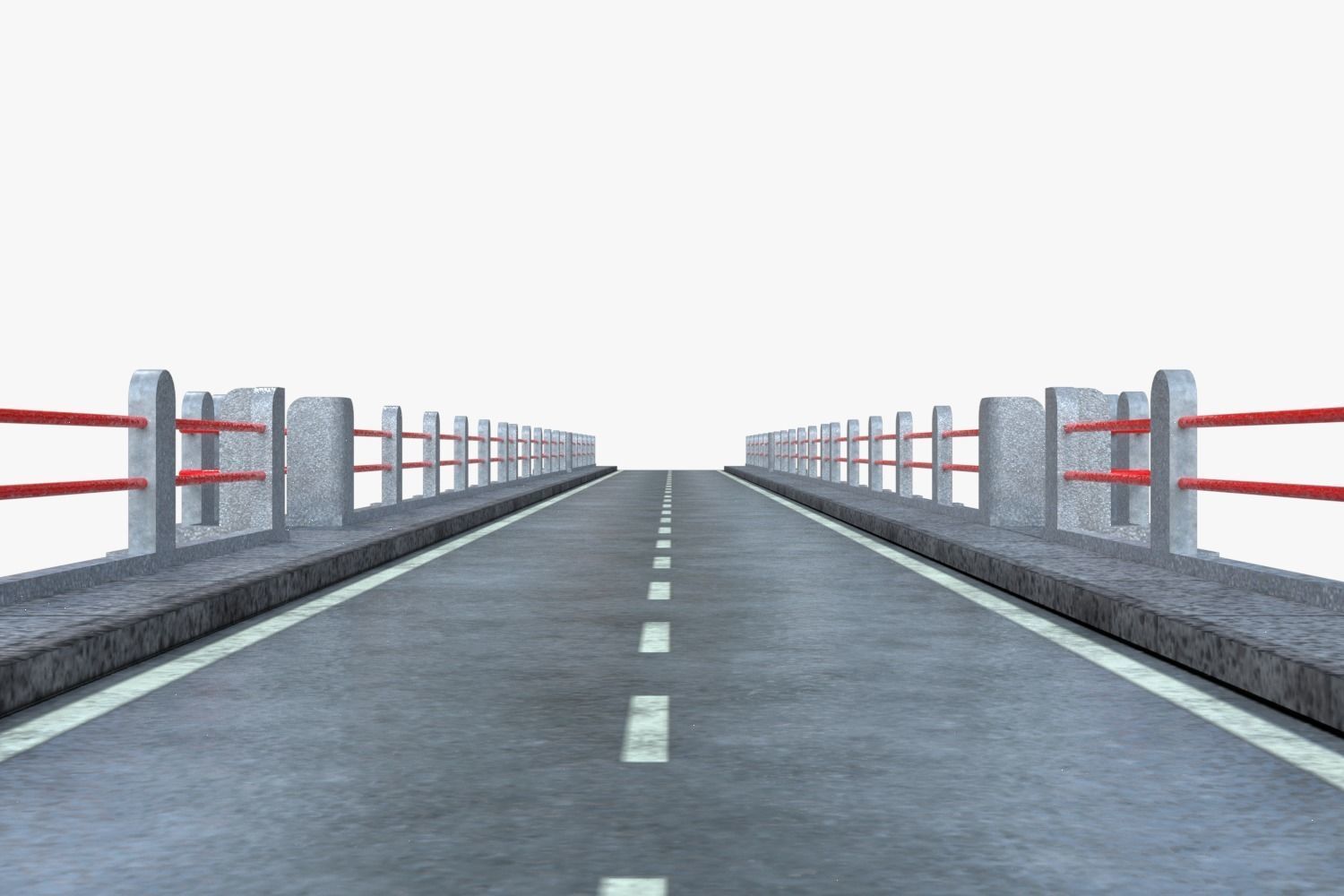 Road bridge segment 3D model_4
