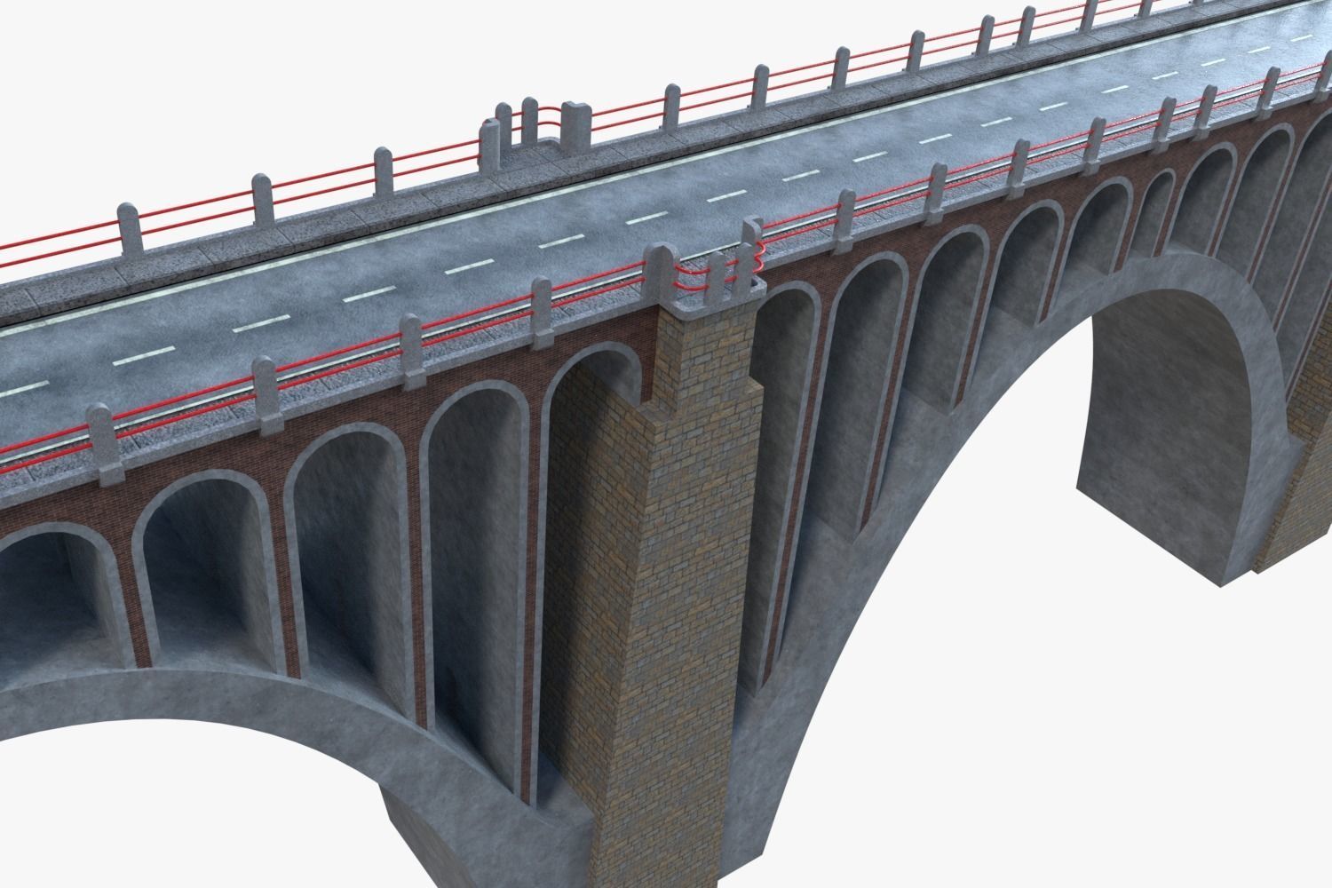 Road bridge segment 3D model_3