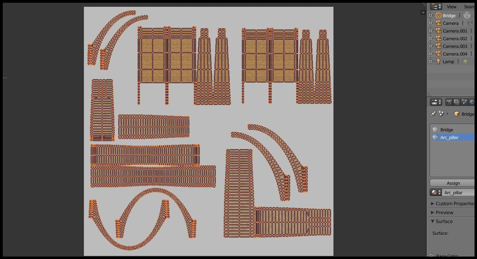 Road bridge segment 3D model_15