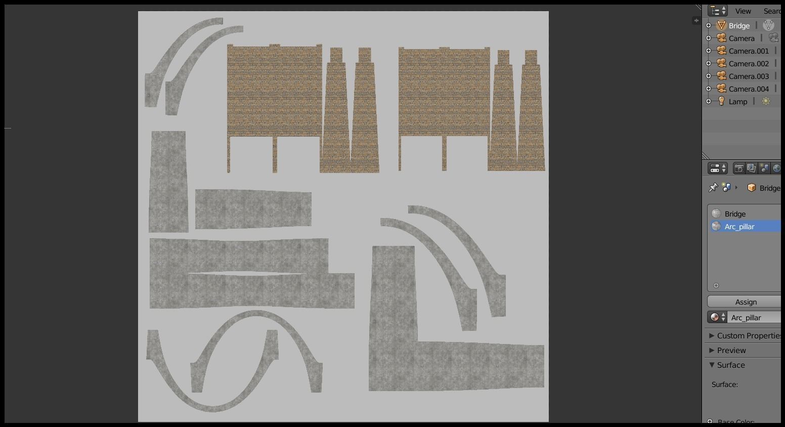 Road bridge segment 3D model_16