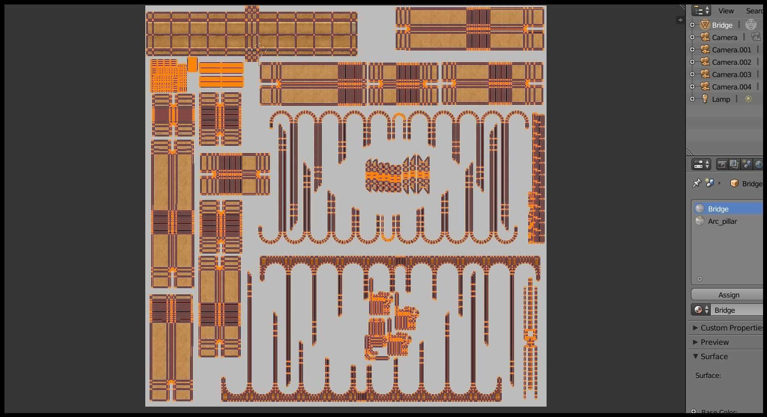 Road bridge segment 3D model_13