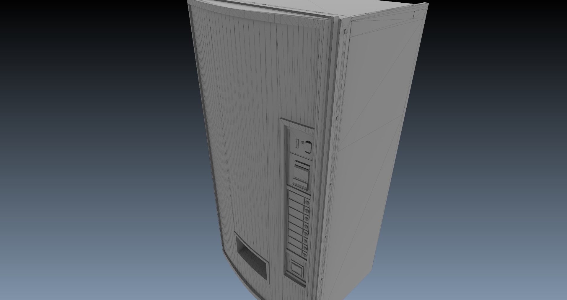 Low-Poly 80s Video Game Hall Pack Low-poly 3D model_63