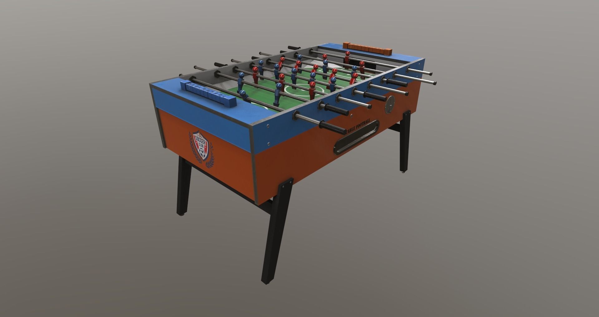 Low-Poly 80s Video Game Hall Pack Low-poly 3D model_59