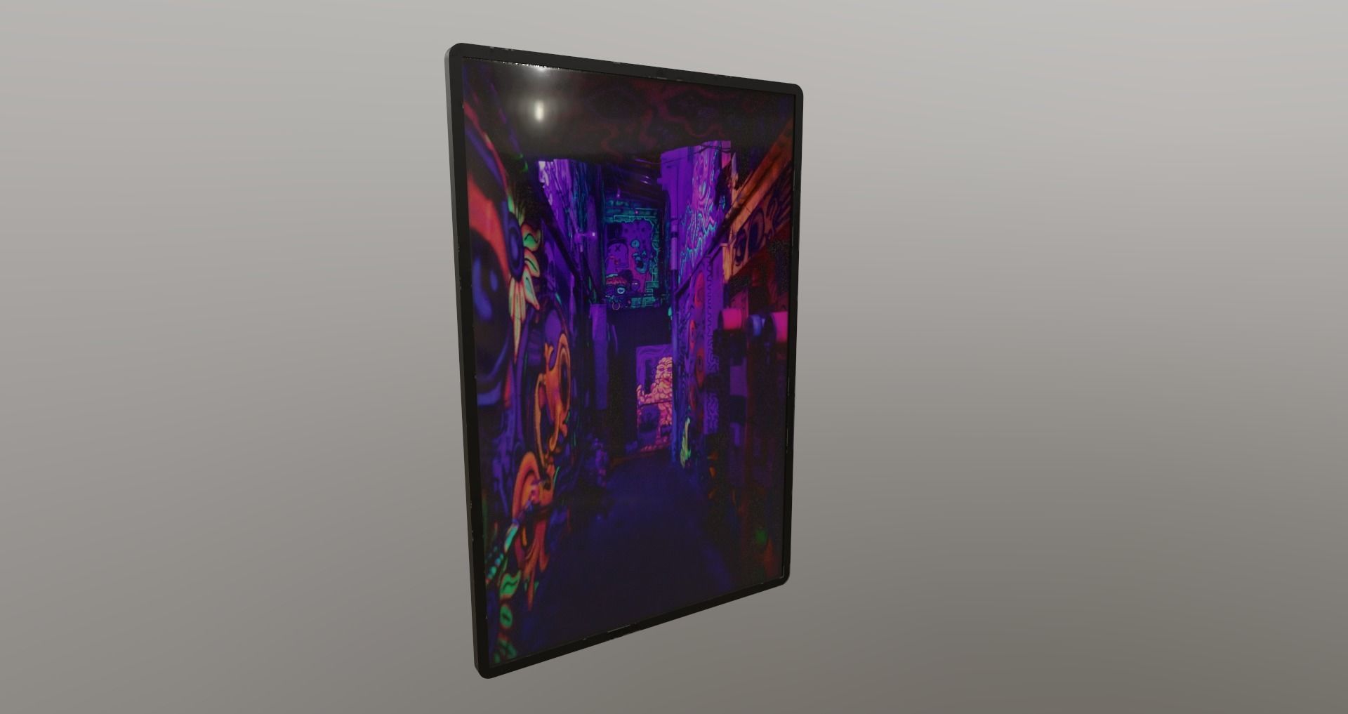 Low-Poly 80s Video Game Hall Pack Low-poly 3D model_41