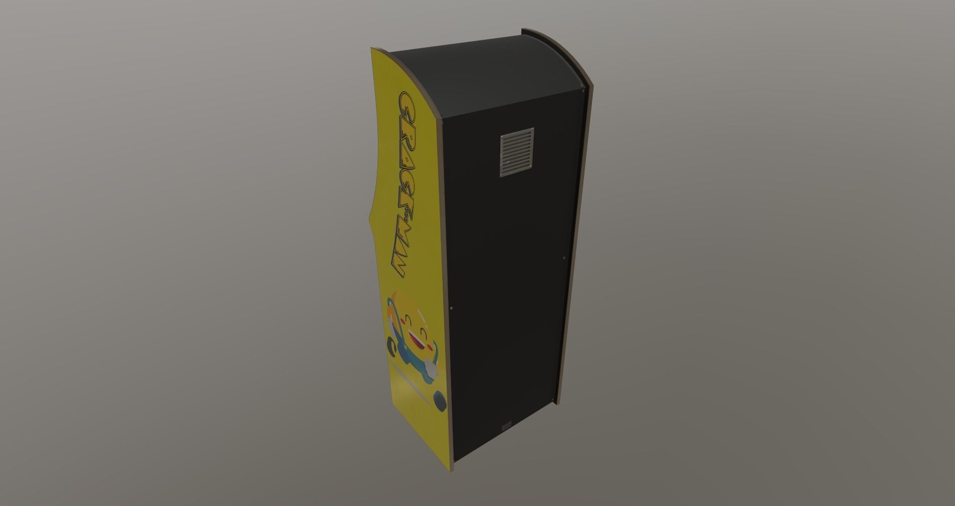 Low-Poly 80s Video Game Hall Pack Low-poly 3D model_9