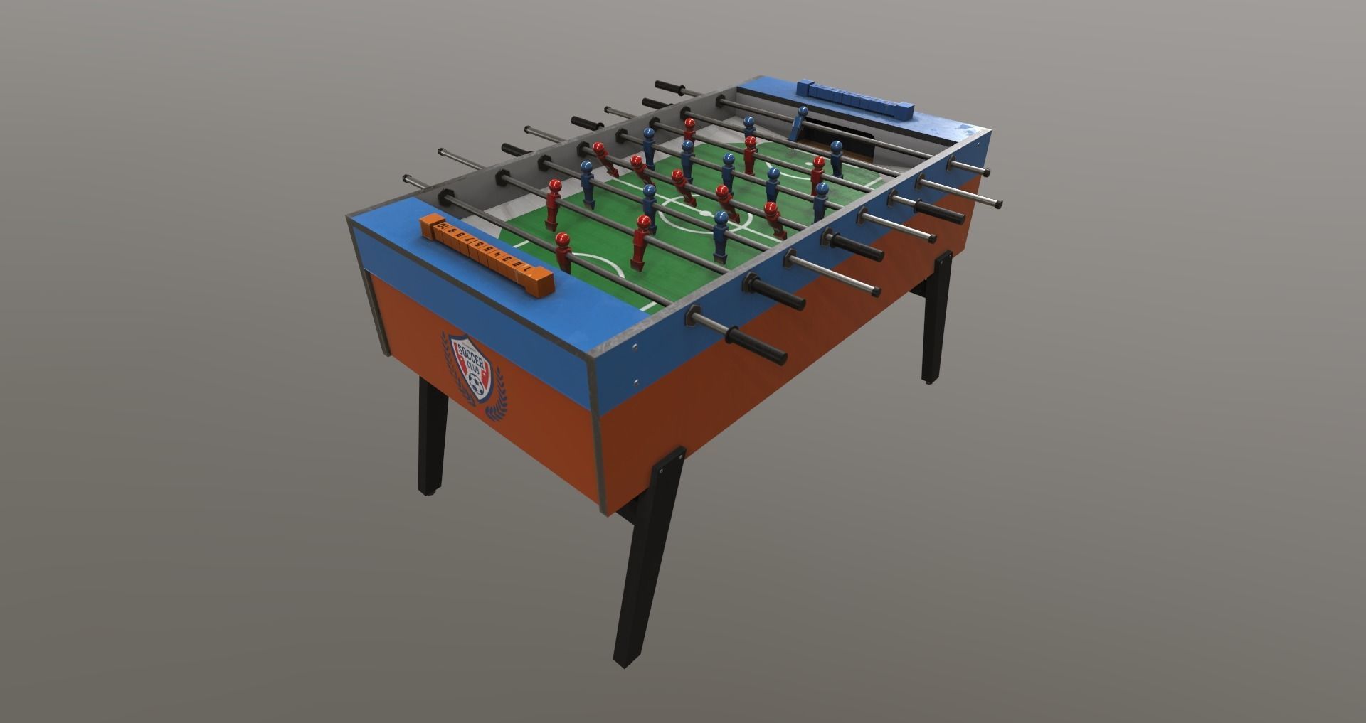 Low-Poly 80s Video Game Hall Pack Low-poly 3D model_58