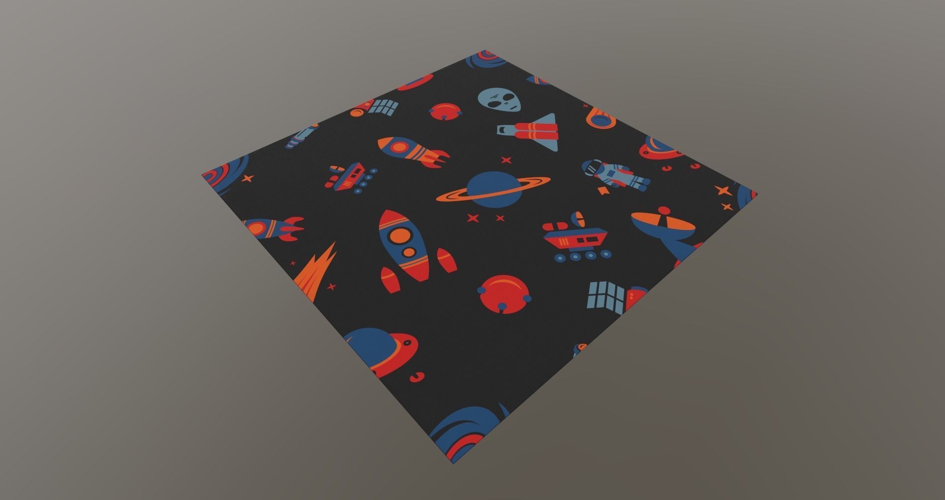 Low-Poly 80s Video Game Hall Pack Low-poly 3D model_27