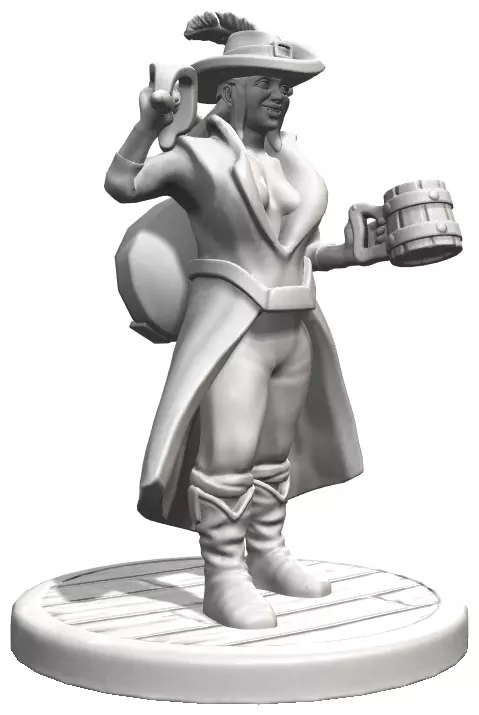 Human Bard 3D model