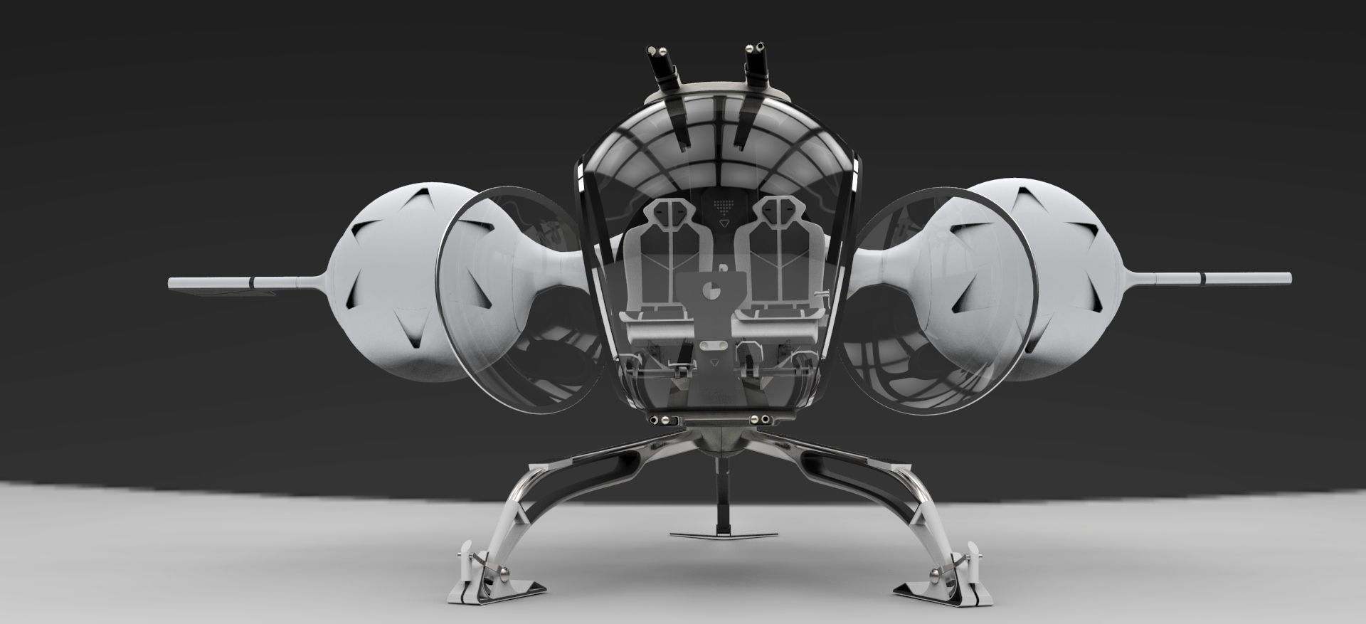 Oblivion Copter 3D model_3