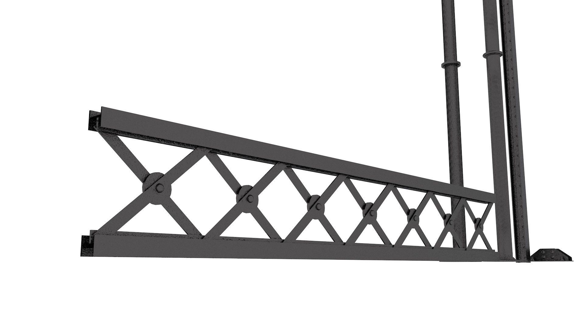 10pc Victorian Factory Starter Set Low-poly 3D model_3