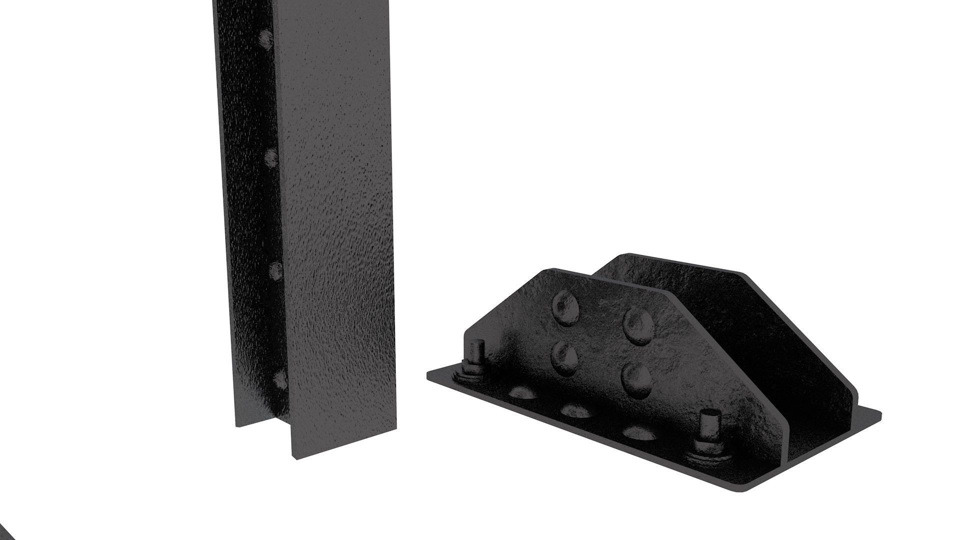 10pc Victorian Factory Starter Set Low-poly 3D model_2