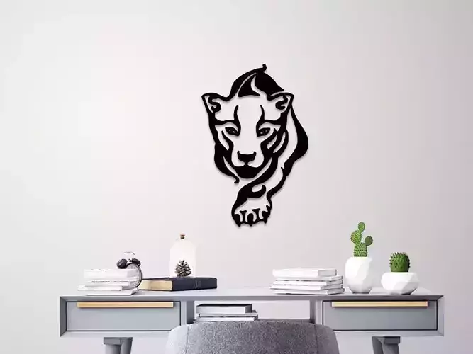 TIGER WALL ART