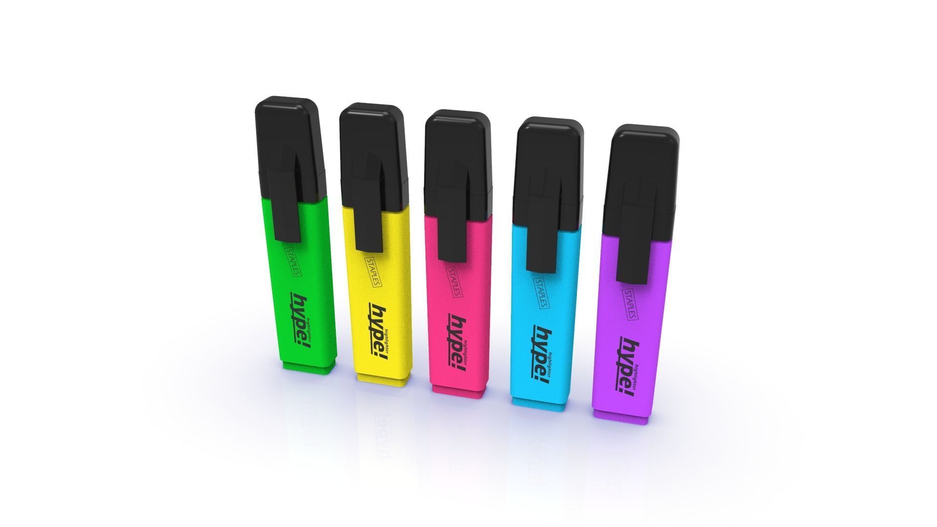  Highlighter marker 3D model 3D print model_3