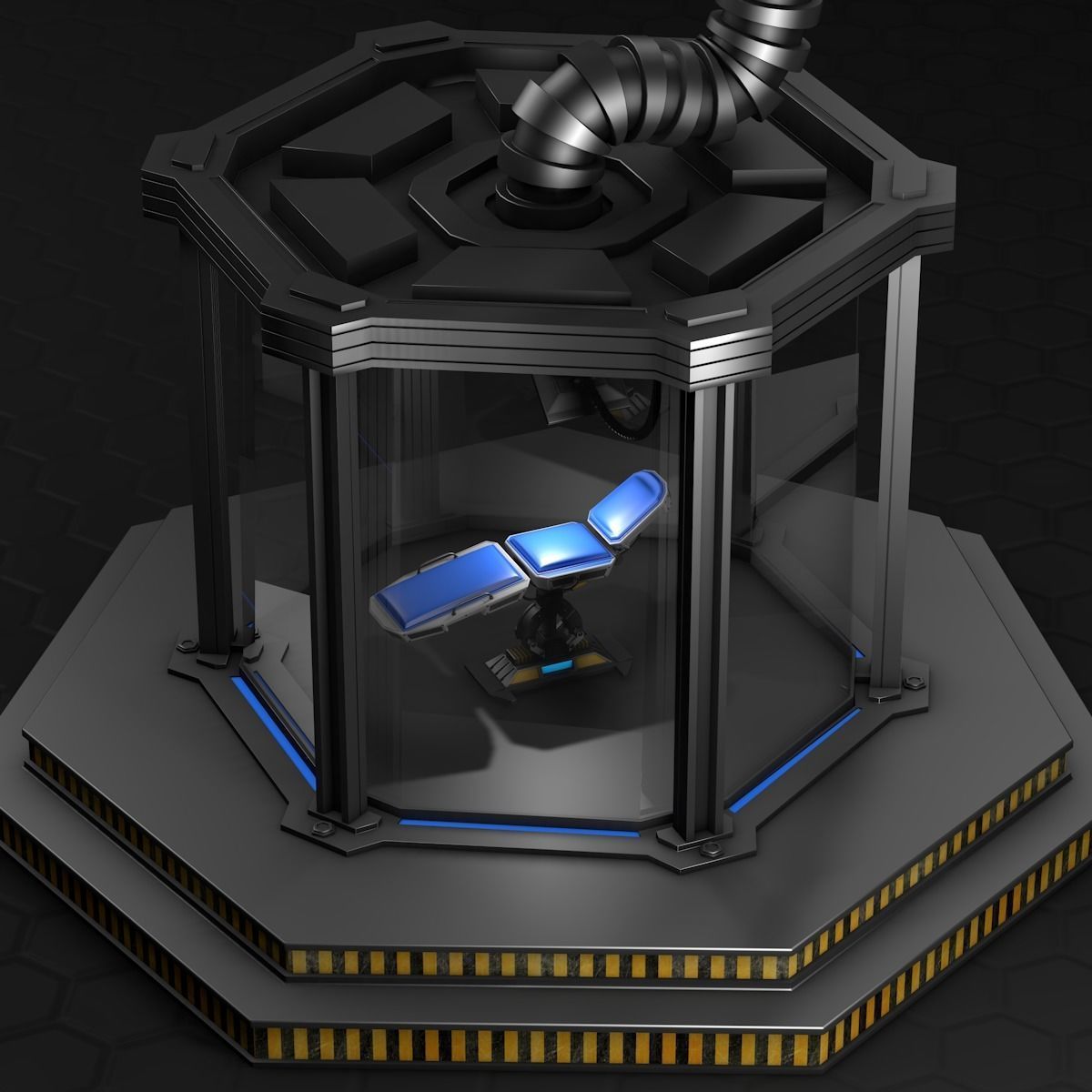 Medical Chamber 3D model CGTrader