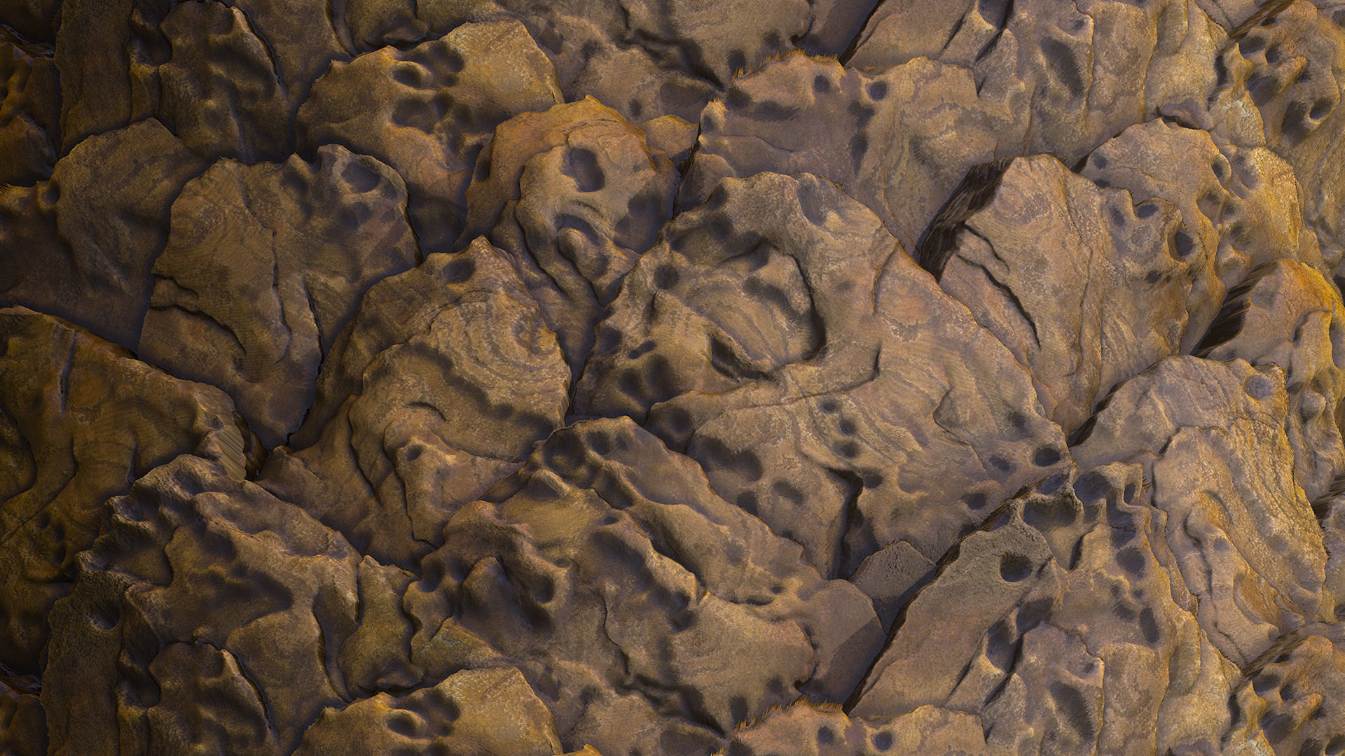 Tectonic Slate Rock Wall - Game Textures Texture_14