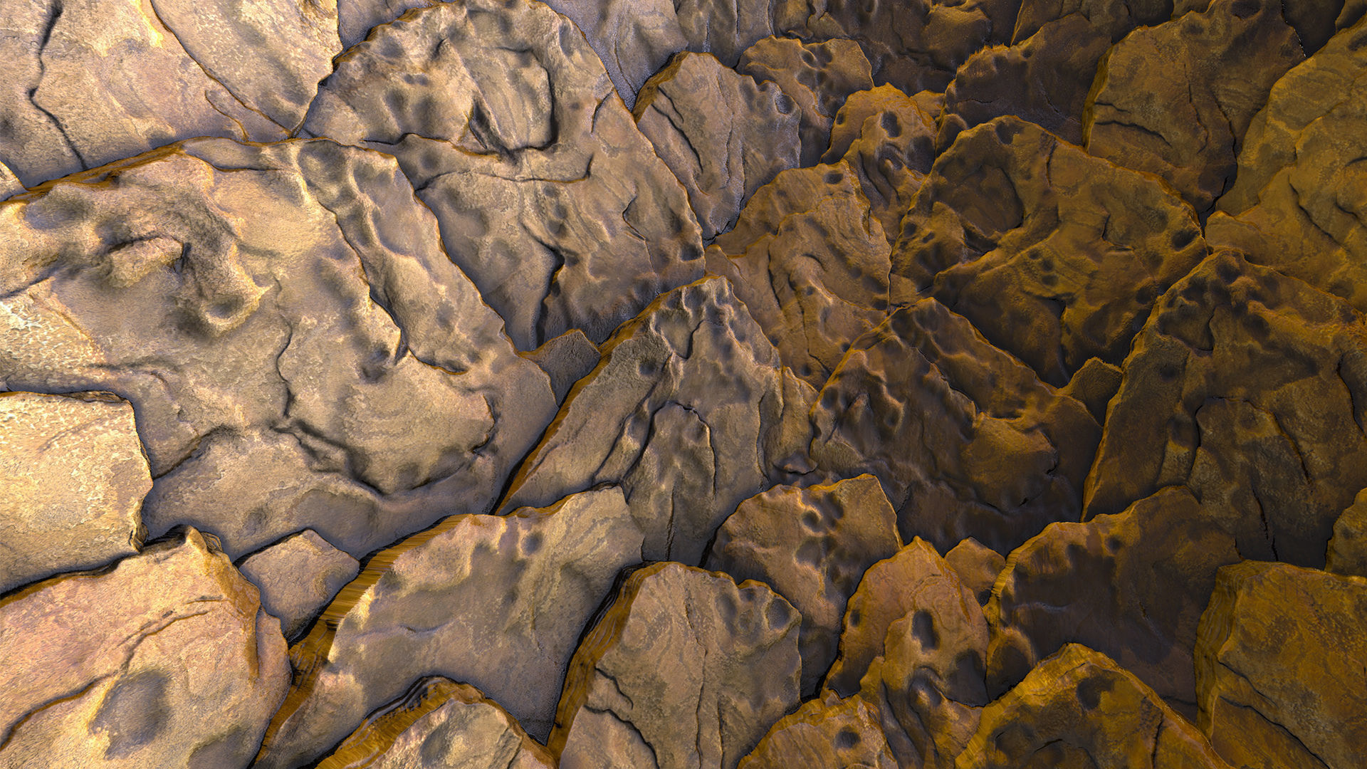 Tectonic Slate Rock Wall - Game Textures Texture_7