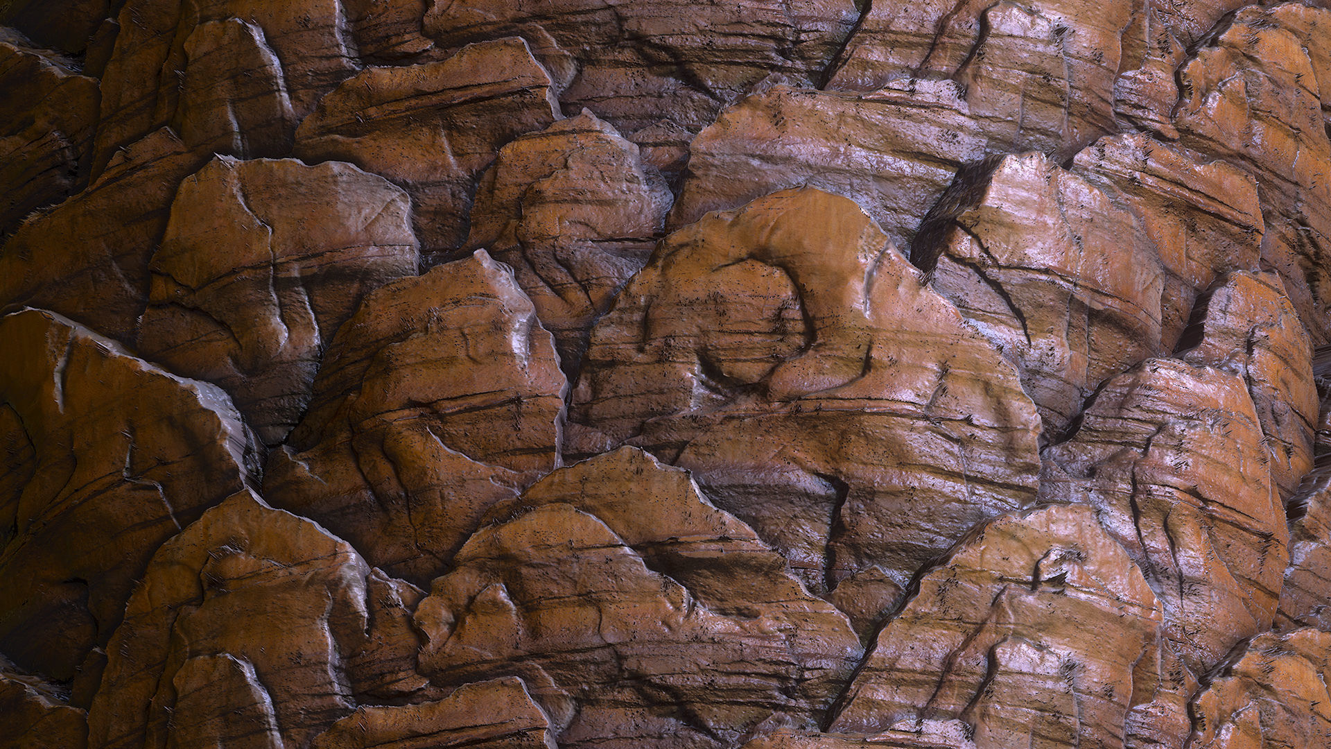Tectonic Slate Rock Wall - Game Textures Texture_18