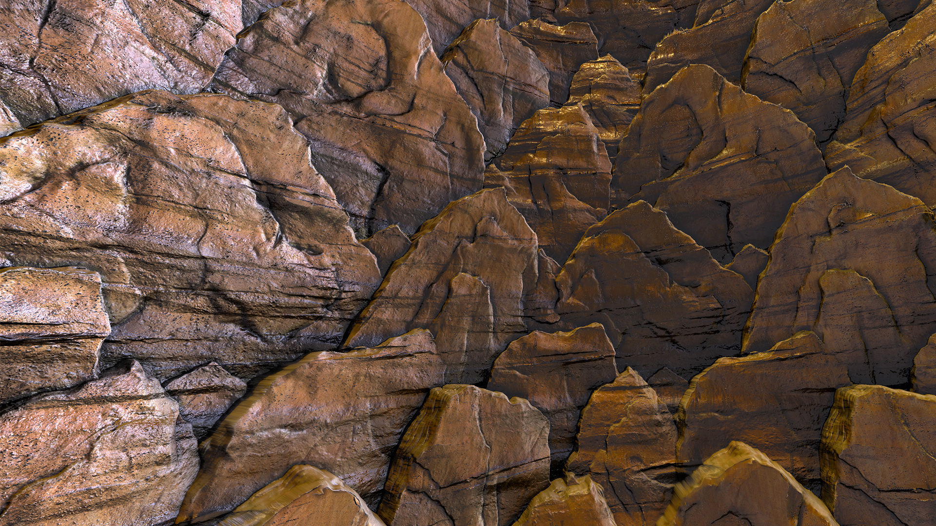 Tectonic Slate Rock Wall - Game Textures Texture_2