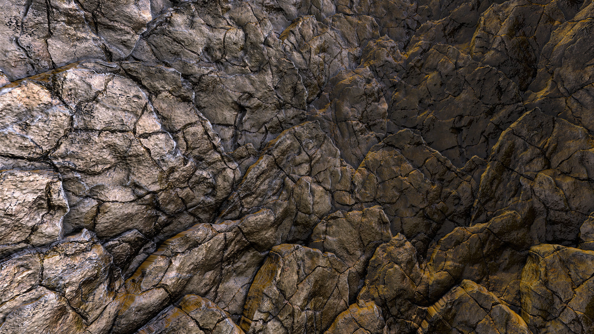 Tectonic Slate Rock Wall - Game Textures Texture_10