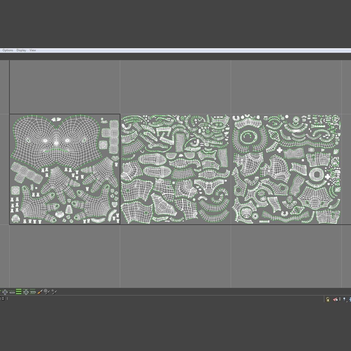 Alien in armored suit Low-poly 3D model_16