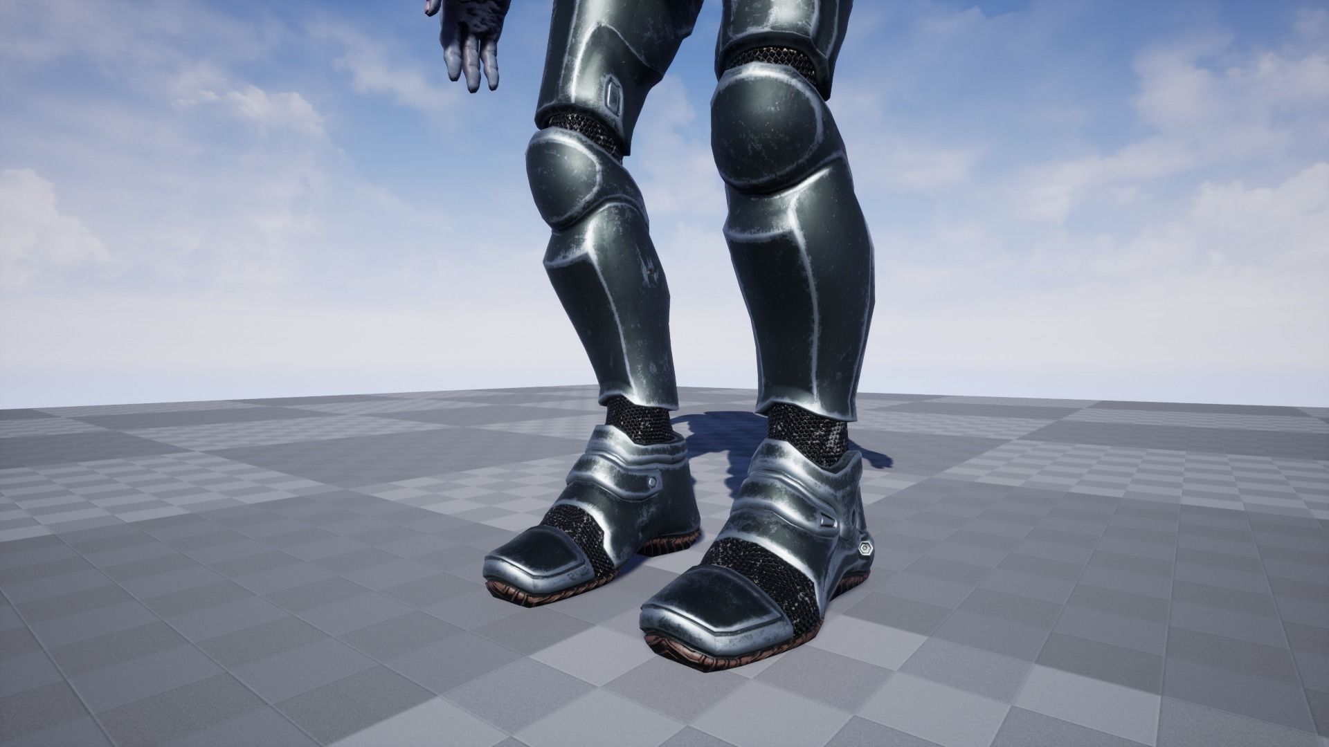 Alien in armored suit Low-poly 3D model_25