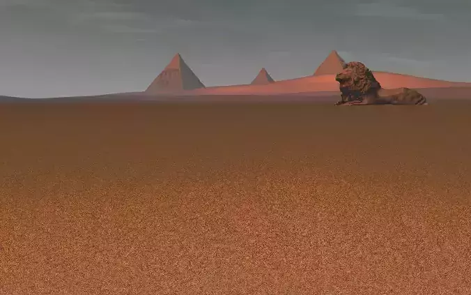 Realistic Desert Landscape