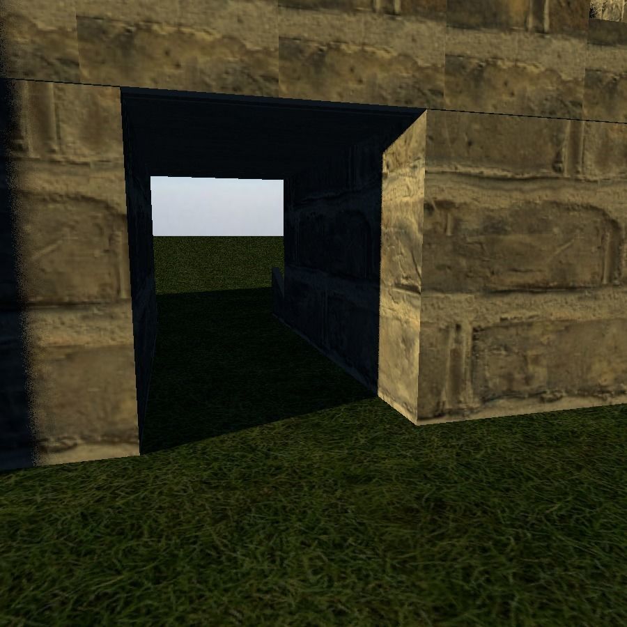 Medieval Entrance Tower Gate 3D model_1