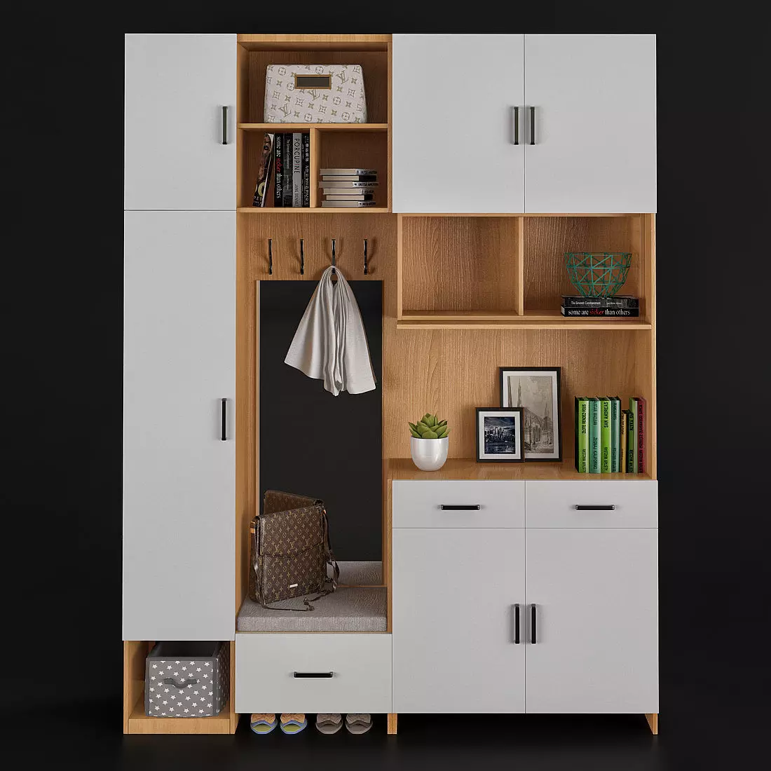 Modern Cupboard 3D model_0